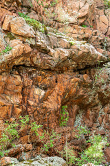 Beautiful rock formation in the Staunton State Park, Colorado