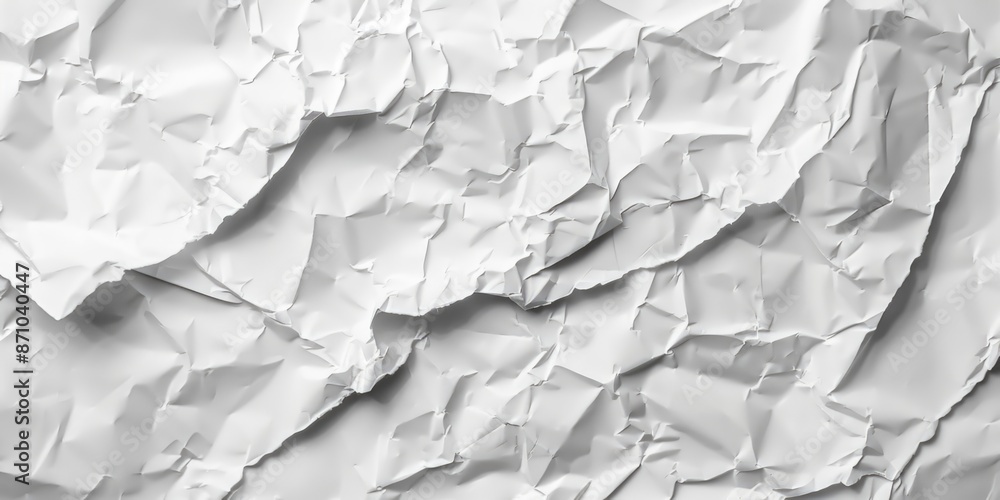 Poster a close-up shot of a blank sheet of white paper, ideal for use in educational or office settings