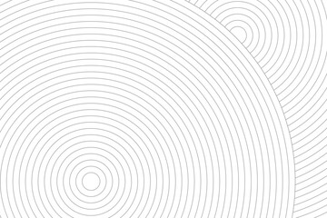 Abstract gray circular geometric lines on a white background. Modern gray circle lines pattern.
