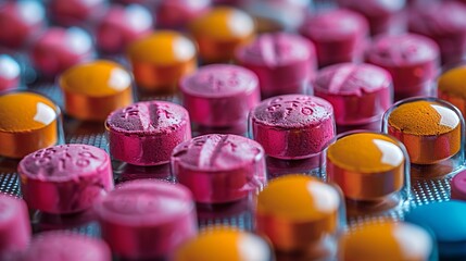 Molecular structure of pharmaceutical drugs, illustrating their mode of action for pharmacology studies. , Minimalism,