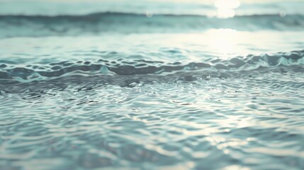 Abstract shoreline background out of focus