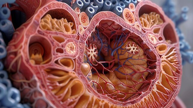 Cardiology heart valve diseases illustrated: mitral valve prolapse, aortic stenosis, and valve replacement surgeries. , Minimalism,
