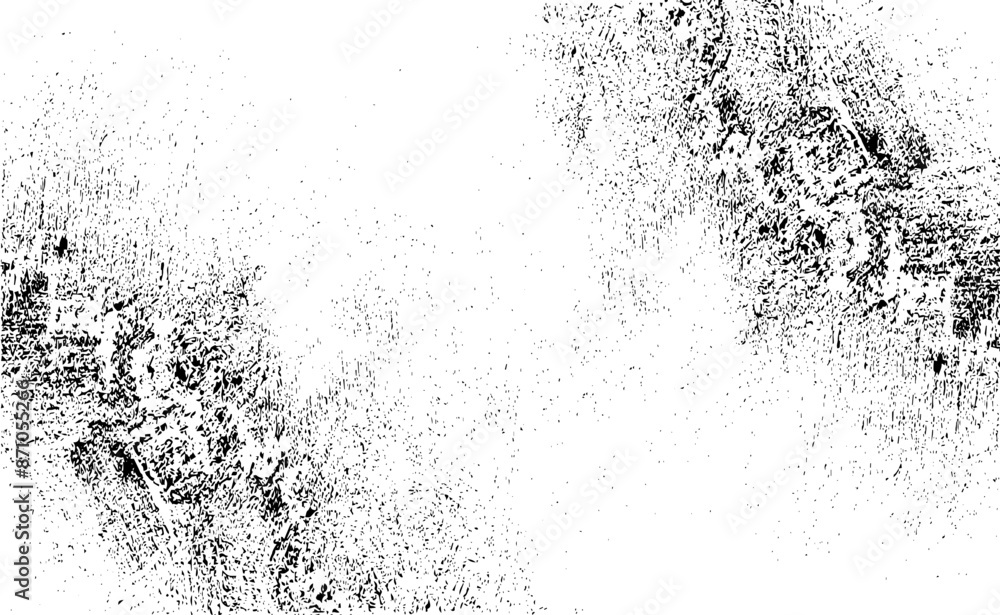 Poster rough black and white texture vector. distressed overlay texture. grunge background. abstract textur