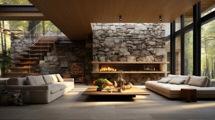natural architecture modern interior