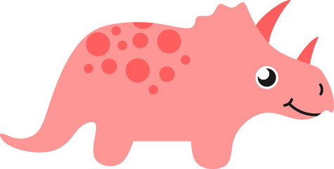 Cute Smiling Dinosaur Graphic