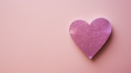 Fototapeta premium hesticker pink glitter heart