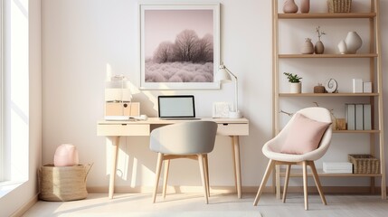 minimalistic interior home office