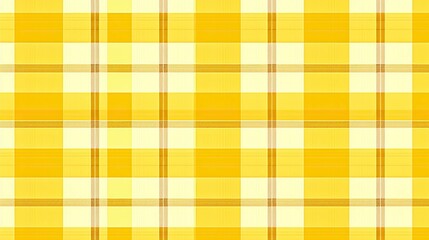 vibrant yellow plaid seamless pattern