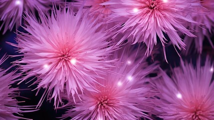 Obraz premium night pink fireworks