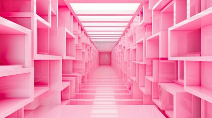 geometric pink patterns