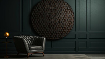 circular pattern dark