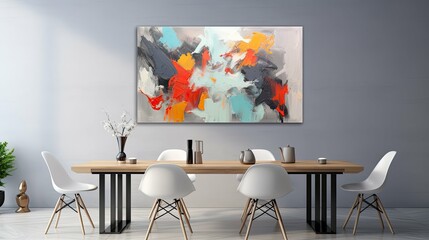 colorful gray background wall