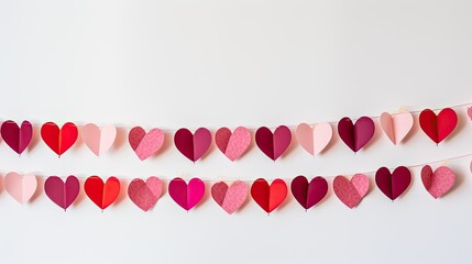 garl red and pink hearts