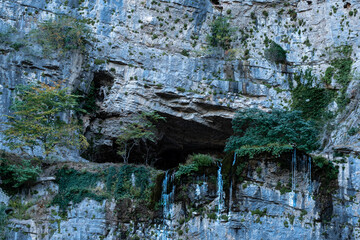 Nacimiento del rio mundo, Riópar, Albacete. Birth of the Mundo River, Riopar