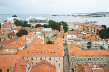 Naklejka premium Zadar - panorama