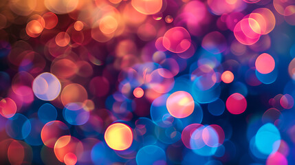Fototapeta premium Abstract dreamy sparkle multicolor bokeh pastel gradient wallpaper background