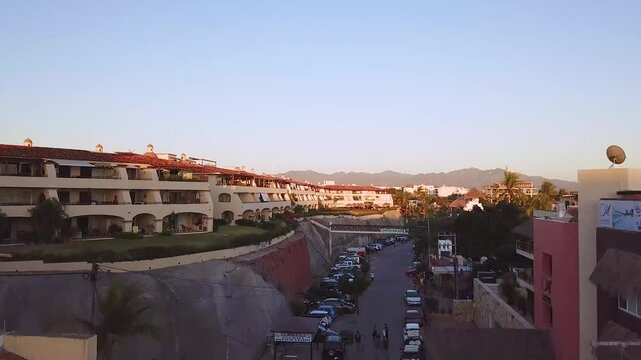 playa desde el aire, punta de mita mar mexicano