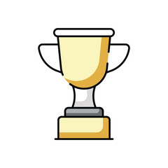 Trophy vector icon
