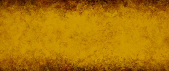 Vector gold art background with old paper texture for cards, poster, flyer. Hand drawn gold abstract vector illustration for background. Grunge template for design. Empty blank.