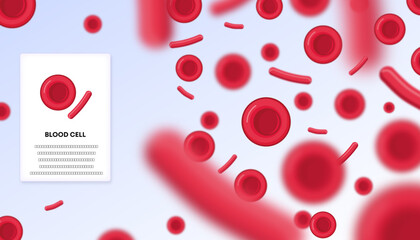 Blood Cells icon and Background - Blood cells are specialized cells found in the blood, playing crucial roles in transporting oxygen and nutrients, fighting infections, and forming clots