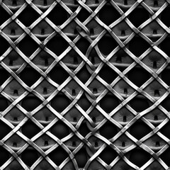Seamless pattern of metal cage structure