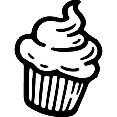 Doodle Cupcake 