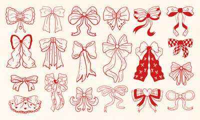 Bow coquette clipart, cute, y2k, coquette aesthetic, bows clipart, crafts Bows Coquette, pink ribbon, Pink Coquette Ribbon Clipart Gift bow drawing bow Decoration valentine gift, cute lineart bow
