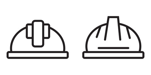 Helmet icon vector illustration. Construction helmet icon. for web, ui, and mobile apps