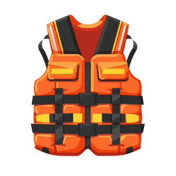orange life vest safety equipment clip art preview