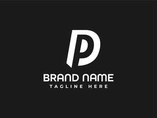 D P  Letter Logo Four Business And Company Identity.
