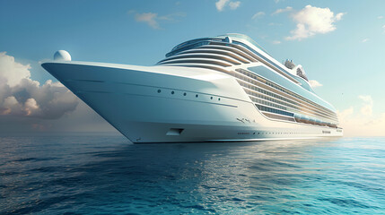 Futuristic Environmentally Friendly Cruise Ship