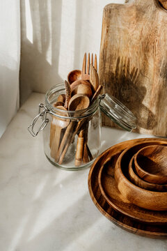 Wooden props
