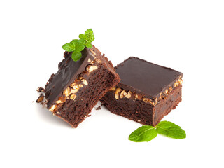 Nut Brownie, Homemade German Chocolate Cake, Chocolate Peanuts Cake, Brownie Square Piece