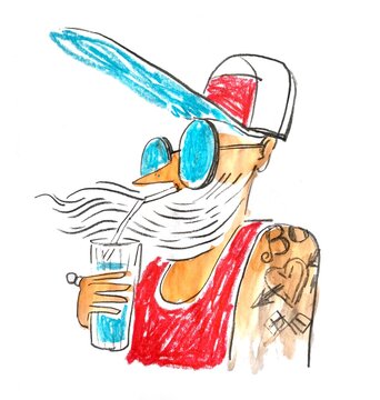 Relaxing man 