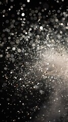 Silver Sparkle Symphony: A Burst of Stellar Particles