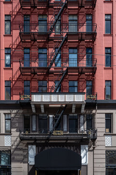 Exterior Of Building With Balconies