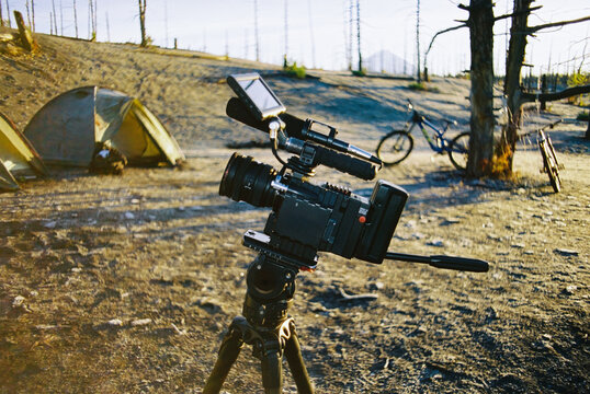 Backstage Documentary Movie Camera In The Wild