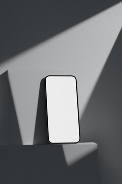 the smartphone with a full screen and modern frameless design