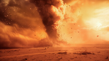 tornado, whirlwind, storm, destruction, fields, Kansas, desert, Fire tornado, nature, cataclysm, apocalypse, hurricane,