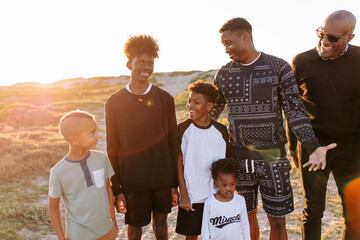 Multigenerational Beach Portrait