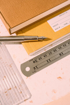 Fountain pen and drafting tools