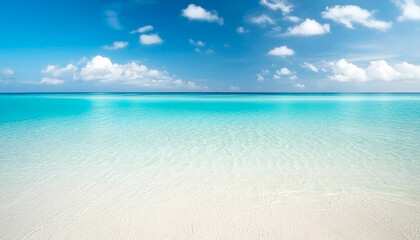 南国の透き通った海の景色