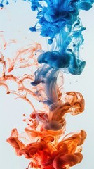 Fototapeta premium Ink in Water: Hypnotic Ripples and Spreading Droplets
