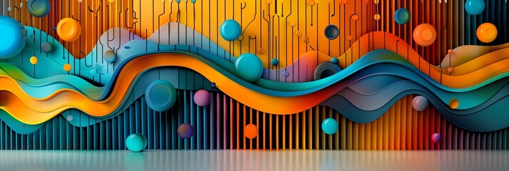 abstract colorful piano keyboard design background