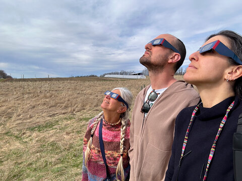 UGC Family selfie looking the sky
