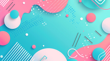 Vibrant Abstract Background Vector with Colorful Gradients and Shapes