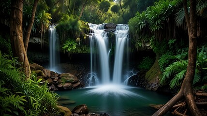 Waterfall in the forest