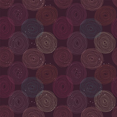 Abstract organic repeating pattern with hand drawn details. For graphic design, print, packaging paper.