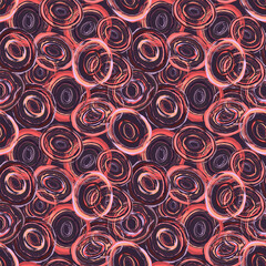 Abstract simple background with beautiful multi-colored circles.
