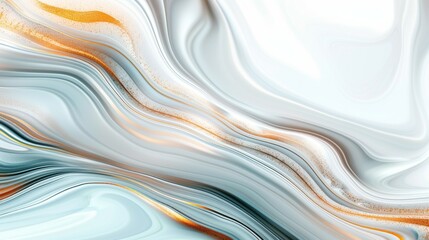 Fototapeta premium A painting of a wave with gold and blue colors